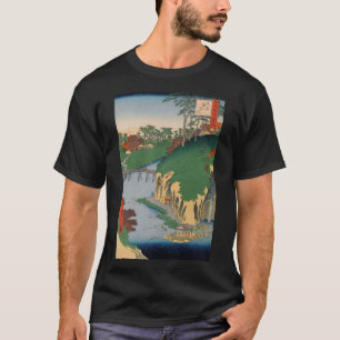 Waterfall River Vintage Ukiyo-e Japanese Art T-Shirt