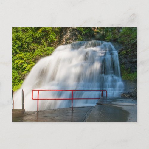 Waterfall Robert H Treman State Park New York Postcard