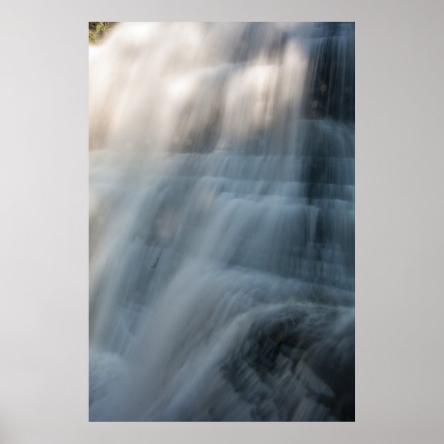Waterfall, Robert H Treman State Park, New York Poster (Front)