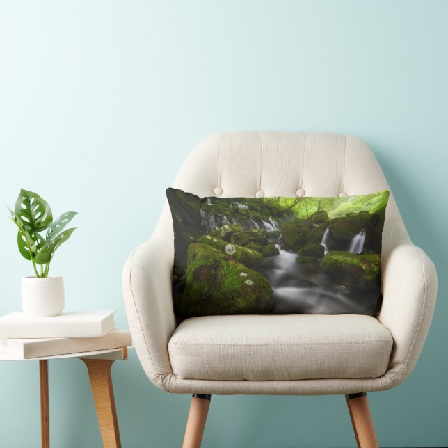 waterfall | Satoyama Kisakata Waterfall Lumbar Pillow (Chair)