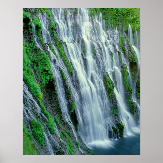 Waterfall scenic, California Poster (Front)