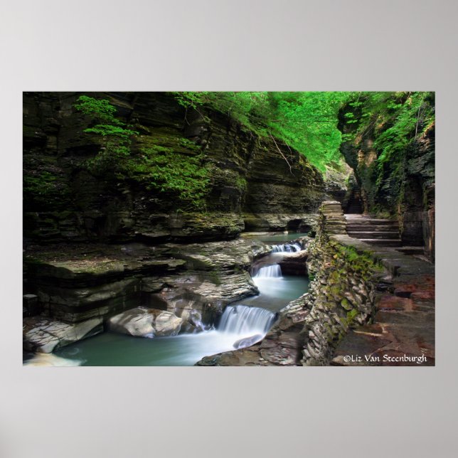 Waterfall Scenic Print (Front)