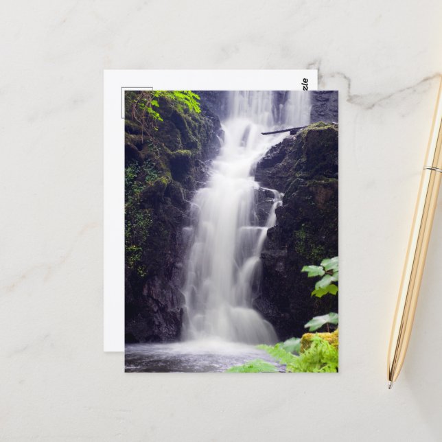 Waterfall, Scotland Postcard (Front/Back In Situ)