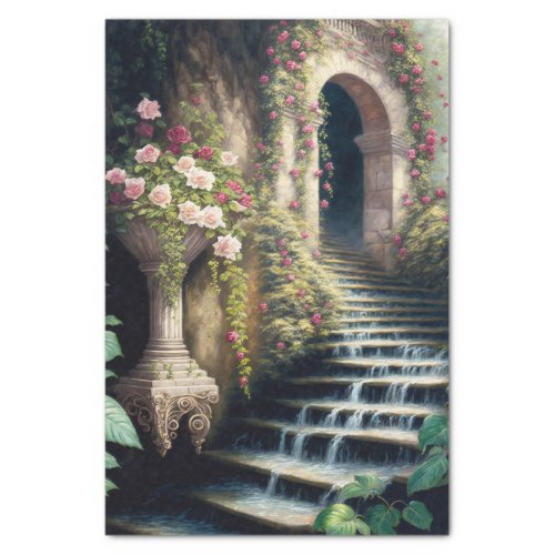 Waterfall Stairs Tissue Paper