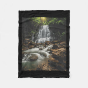 Waterfall Style Life_ Pastel Falls And Nature Call Fleece Blanket