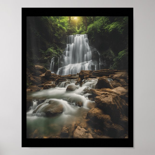 Waterfall Style Life_ Pastel Falls And Nature Call Poster (Front)
