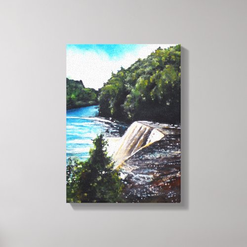 Waterfall Tahquamenon Falls Michigan Canvas Print