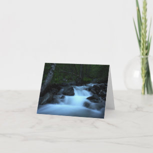 Waterfall Thank You Card 