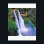 Waterfall Wailua Kauai Hawaii Postcard<br><div class="desc">Waterfall Wailua Kauai Hawaii Gifts and Products For Sale.</div>