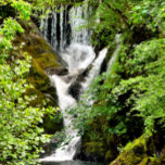 WATERFALL    WATCH<br><div class="desc">A photographic design of a beautiful waterfall in Wales UK.</div>