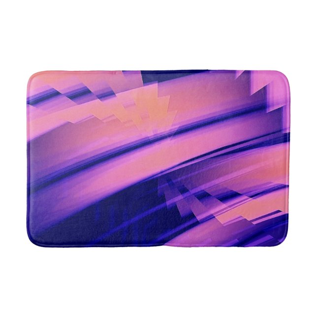 WATERFALL WATER ABSTRACT BATH MAT (Front)