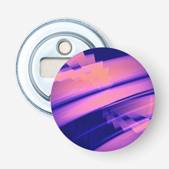 WATERFALL WATER ABSTRACT BOTTLE OPENER (Front)