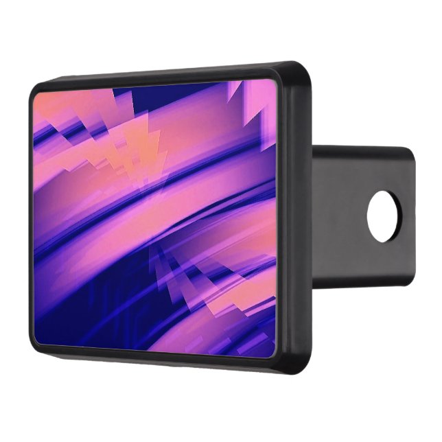 WATERFALL WATER ABSTRACT HITCH COVER (Left)