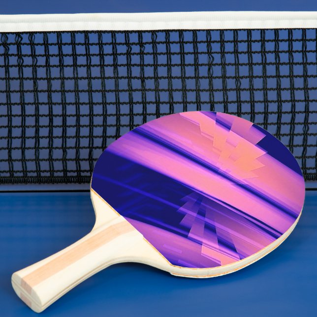 WATERFALL WATER ABSTRACT PING PONG PADDLE (Insitu)