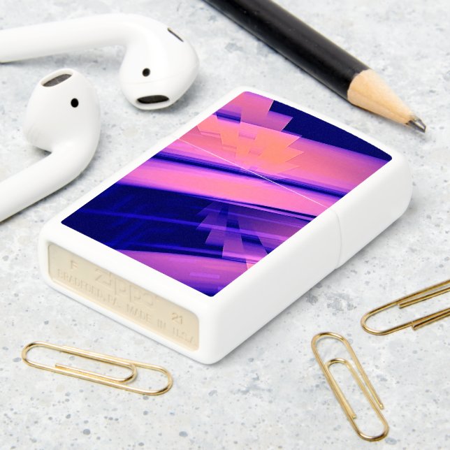 WATERFALL WATER ABSTRACT ZIPPO LIGHTER (On Table 2)