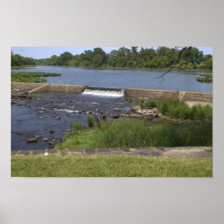 Waterfall Waterscape Photo Poster