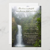 Waterfall Wedding Invitation (Front/Back)
