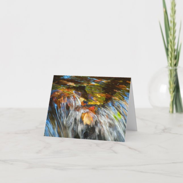Waterfalling Leaves Notecard (Front)