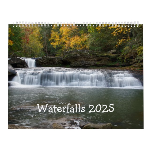 Waterfalls 2025 Calendar (Cover)