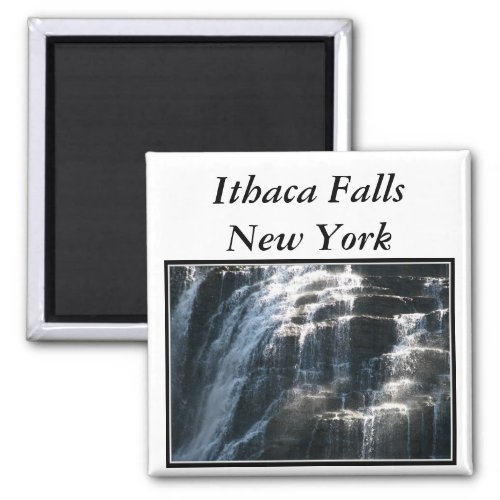 Waterfalls at Ithaca Falls New York Magnet