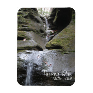 Waterfalls at Turkey Run State Park Magnet