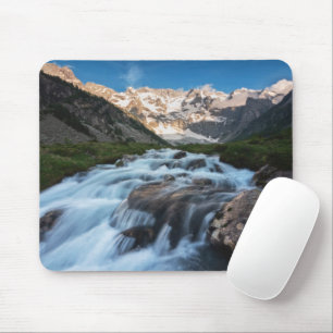 Waterfalls   Aviolo Lake, Italy Mouse Pad