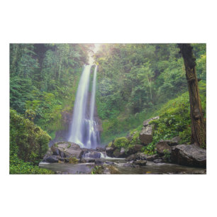 Waterfalls   Bali, Indonesia Faux Canvas Print