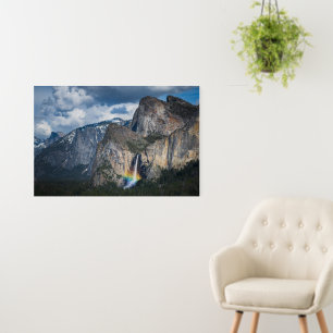 Waterfalls Bridal Veil Falls Yosemite California Foam Board