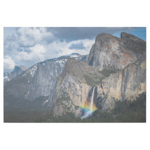 Waterfalls Bridal Veil Falls Yosemite California Gallery Wrap