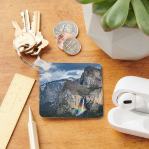 Waterfalls   Bridal Veil Falls Yosemite California Keychain