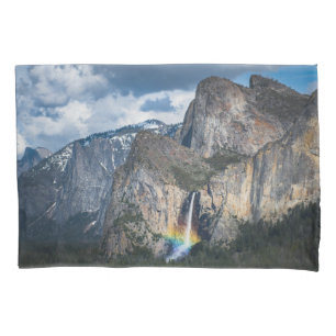 Waterfalls Bridal Veil Falls Yosemite California Pillow Case