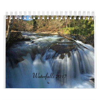 Waterfalls Calendar 2017 - 2 pages small