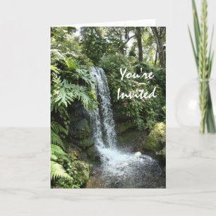 Waterfalls Card Invitation