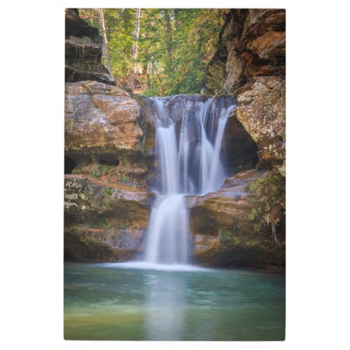 Waterfalls  Cedar Falls Ohio Metal Print