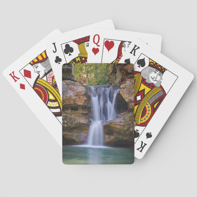 Waterfalls | Cedar Falls, Ohio Poker Cards (Back)