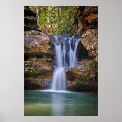 Waterfalls  Cedar Falls Ohio Poster