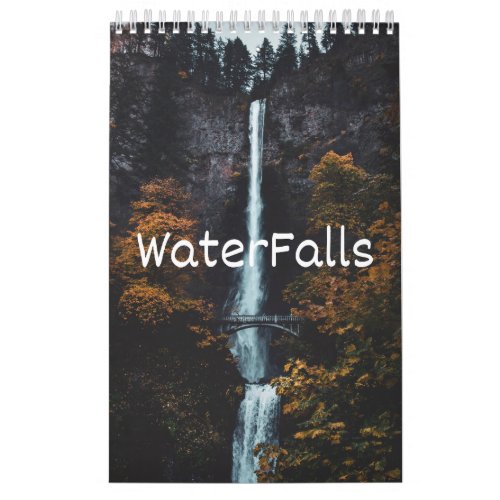 Waterfalls Collection Wall Calendar