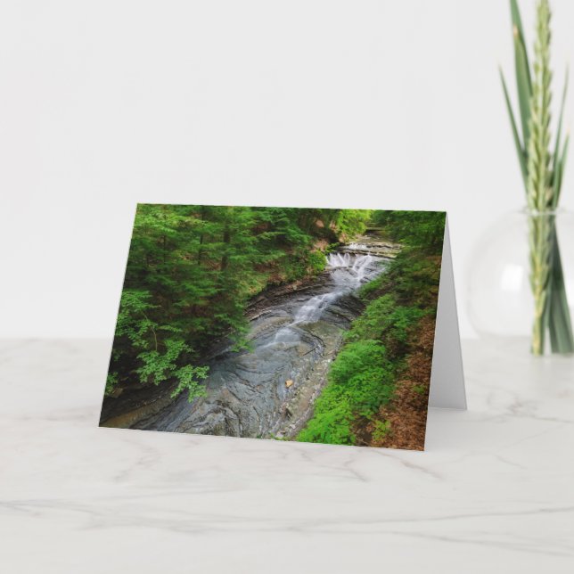 Waterfalls | Cuyahoga Valley Ohio Card (Front)