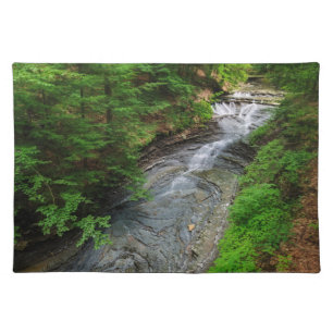 Waterfalls Cuyahoga Valley Ohio Cloth Placemat