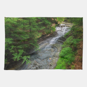 Waterfalls Cuyahoga Valley Ohio Kitchen Towel