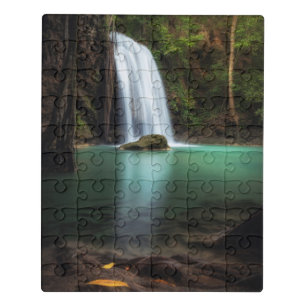 Waterfalls   Erawan Waterfall, Thailand Jigsaw Puzzle