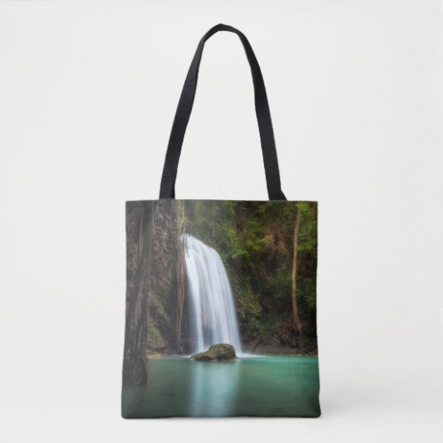 Waterfalls  Erawan Waterfall Thailand Tote Bag