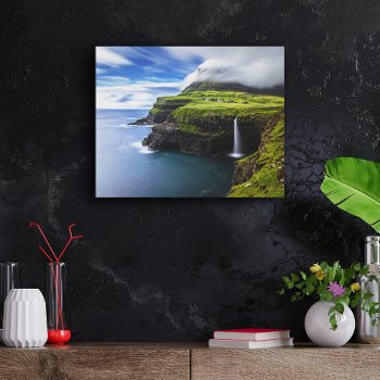 Waterfalls | Faroe Islands  Denmark Canvas Print by intothewild at Zazzle