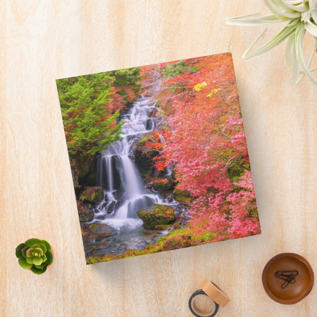 Waterfalls | Faucet Waterfalls Nikko Japan Fall 3 Ring Binder (In Situ)