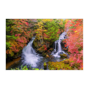 Waterfalls Faucet Waterfalls Nikko Japan Fall Acrylic Print