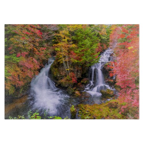 Waterfalls  Faucet Waterfalls Nikko Japan Fall Cutting Board