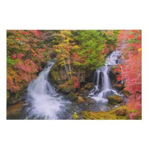Waterfalls Faucet Waterfalls Nikko Japan Fall Faux Canvas Print