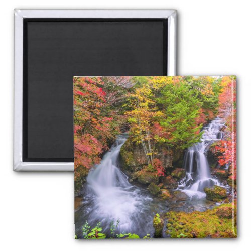 Waterfalls  Faucet Waterfalls Nikko Japan Fall Magnet