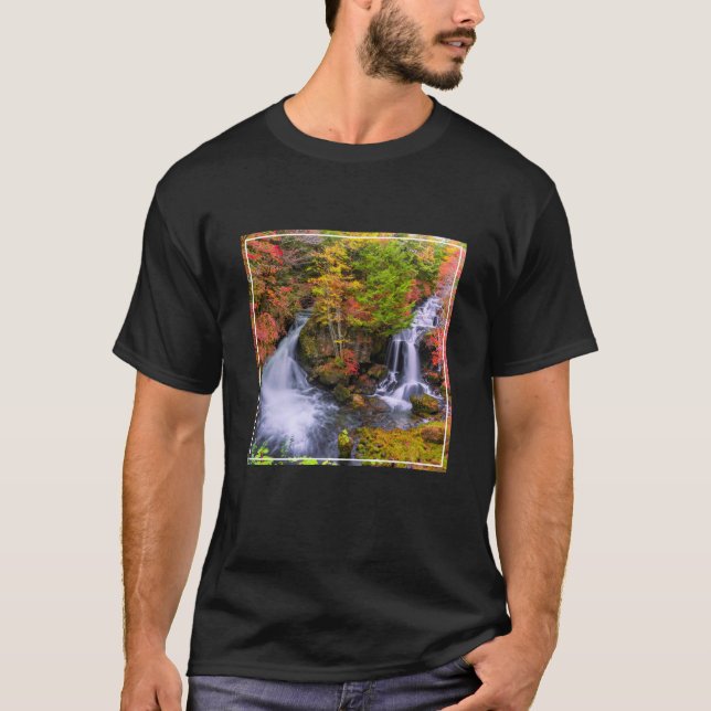Waterfalls | Faucet Waterfalls Nikko Japan Fall T-Shirt (Front)