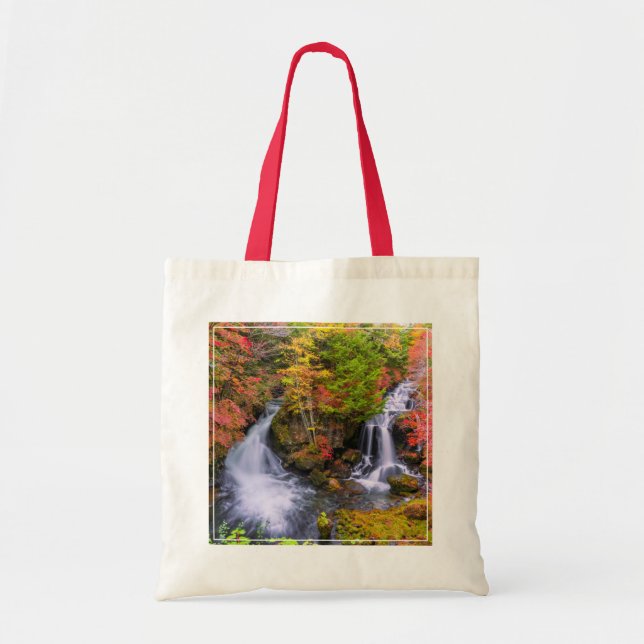 Waterfalls | Faucet Waterfalls Nikko Japan Fall Tote Bag (Front)